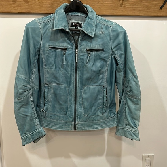 Plonge genuine leather distressed jacket - Picture 1 of 7